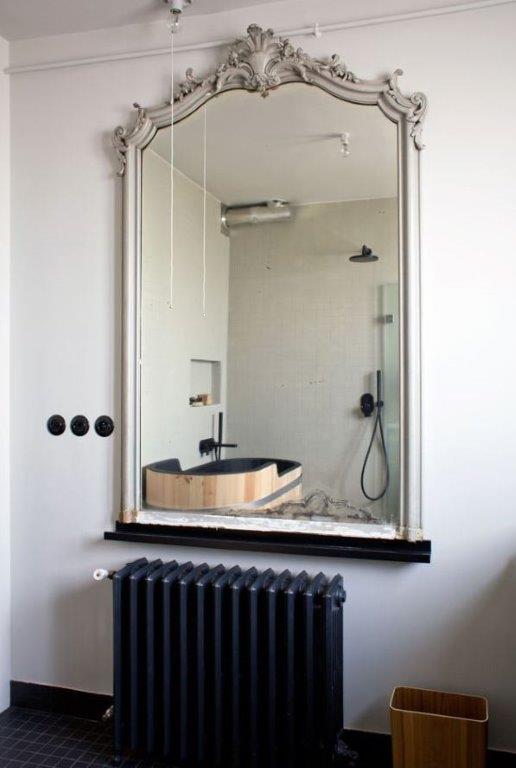 Miroir radiateur salle de bain